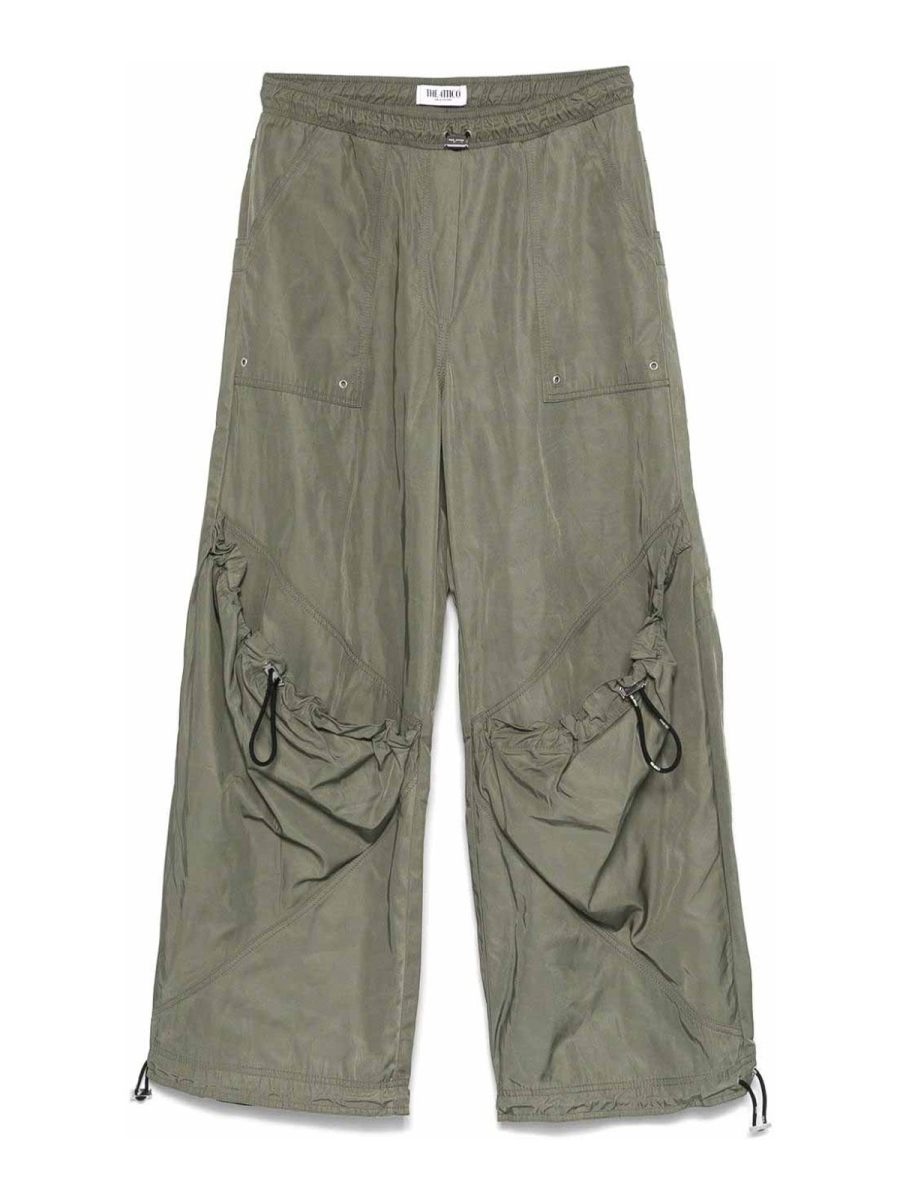 The Attico Pantalons Décontractés - Vert