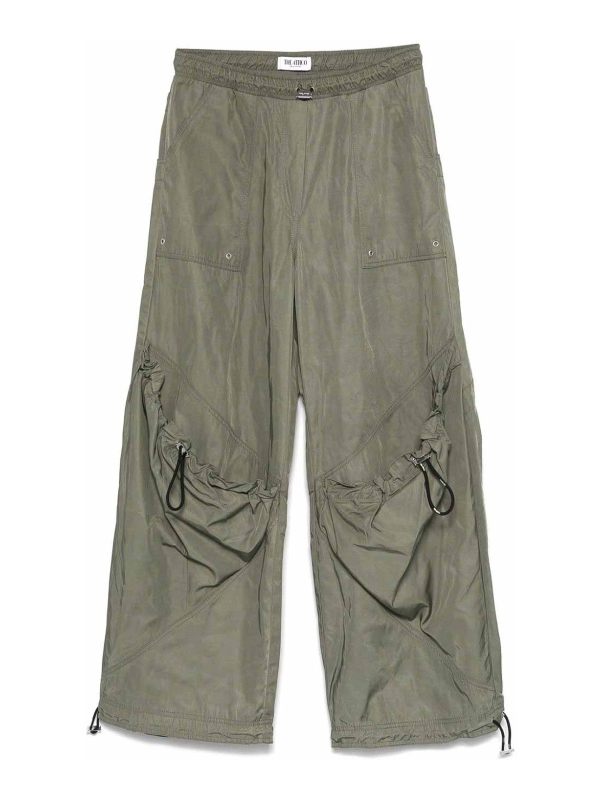 The Attico Pantalons Décontractés - Vert