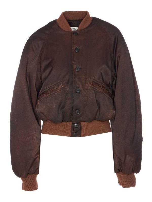 MM6 Maison Margiela Bomber - Marron