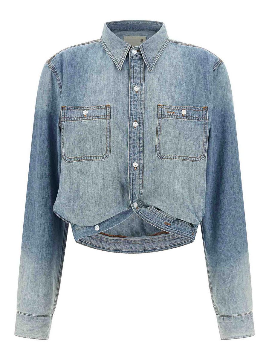 R13 Chemise - Bleu Clair