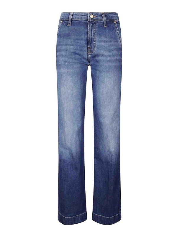 7 For All Mankind Jean Bootcut - Bleu