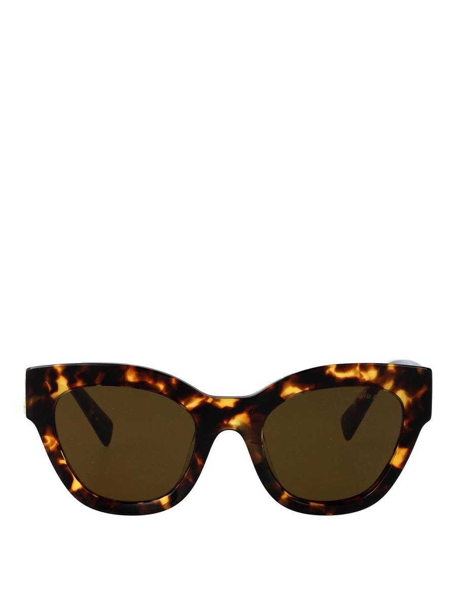 Miu Miu Lunettes De Soleil - Marron