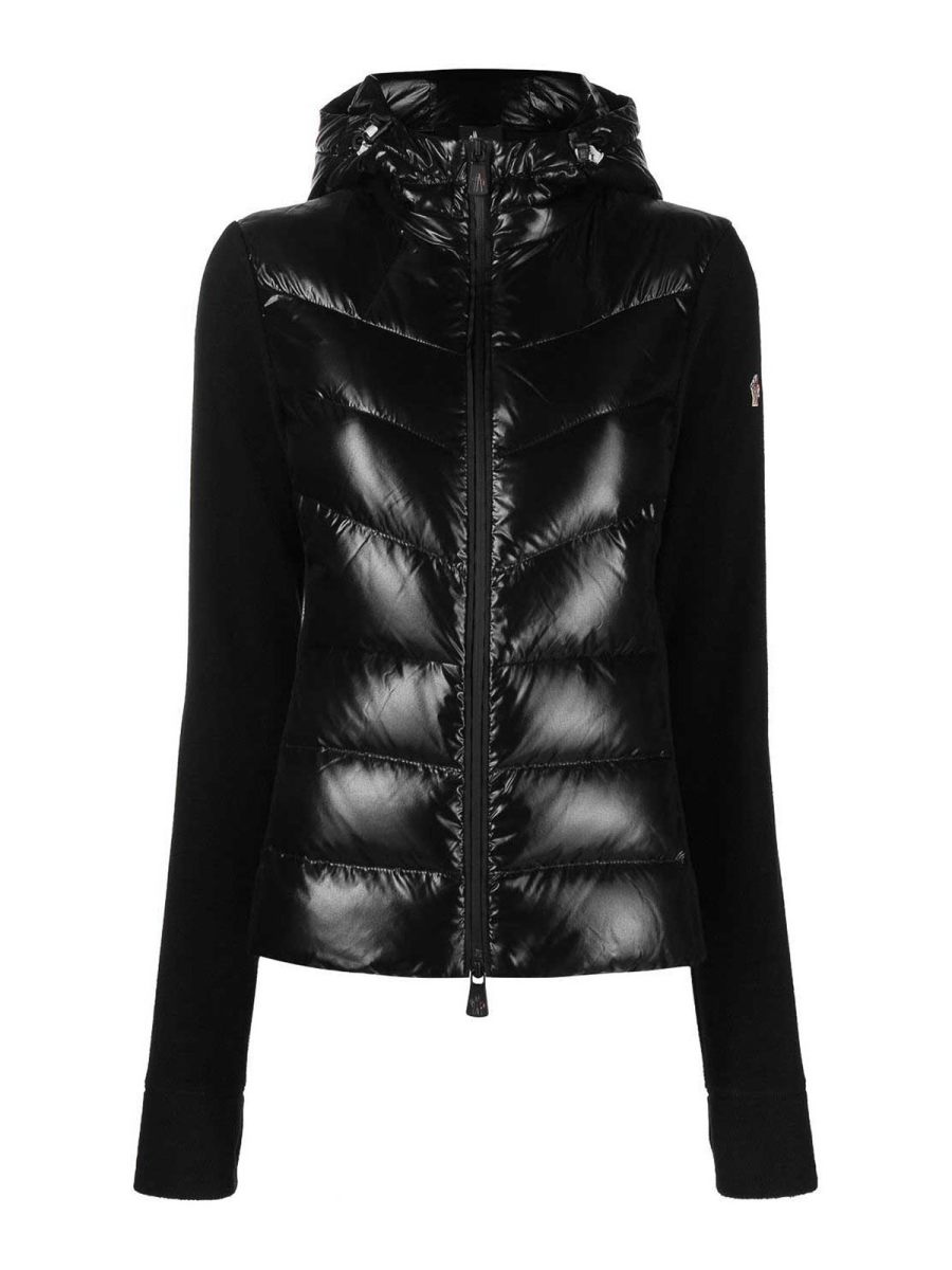 Moncler Pull Col Rond - Noir