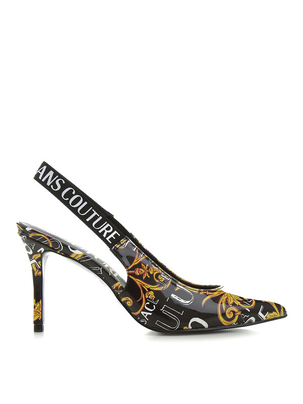 Versace Jeans Couture Chaussures À Talon - Noir