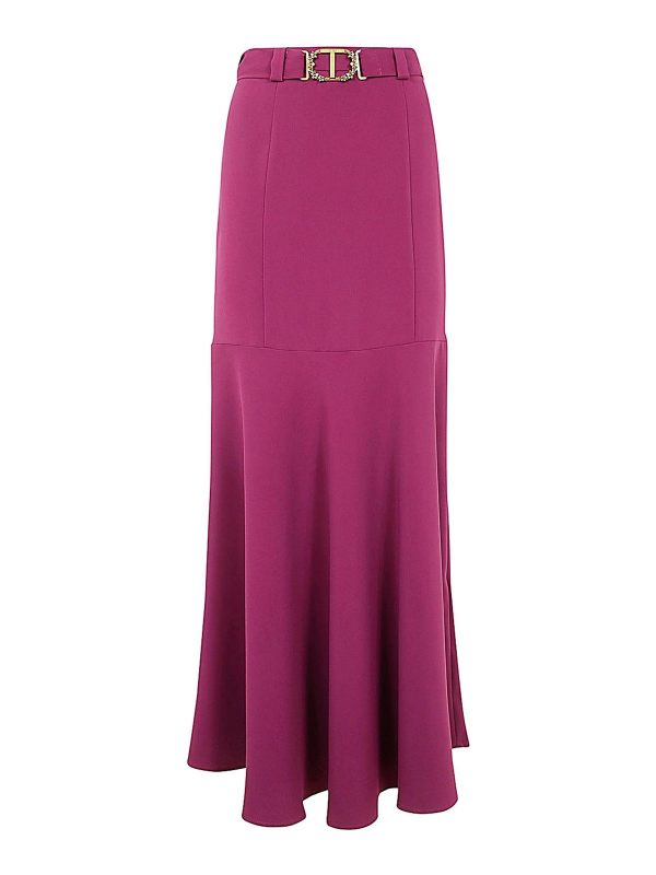 Twinset Jupe Midi - Rouge
