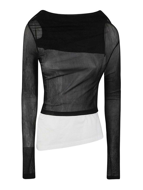 MM6 Maison Margiela Top - Noir