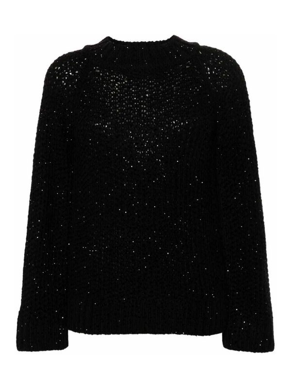 Ermanno Scervino Pull Col Rond - Noir