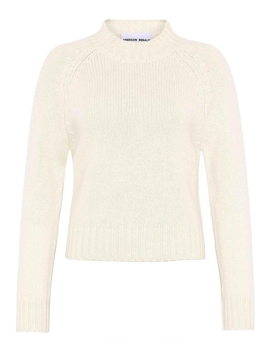 Emerson Renaldi Pull Col Rond - Blanc