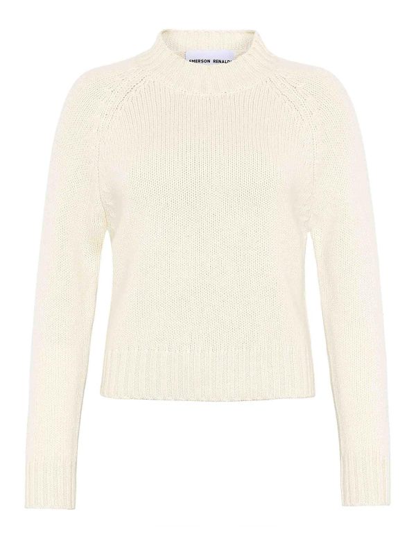 Emerson Renaldi Pull Col Rond - Blanc
