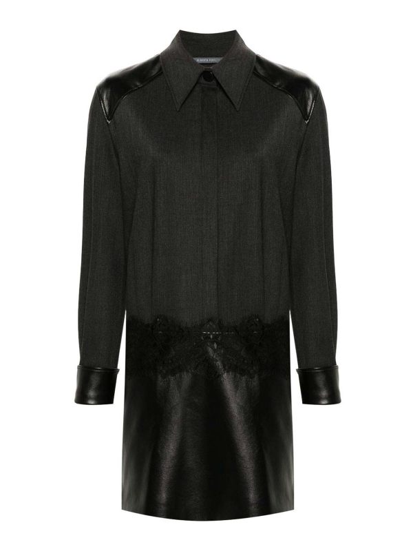 Alberta Ferretti Robe Au Genou - Gris