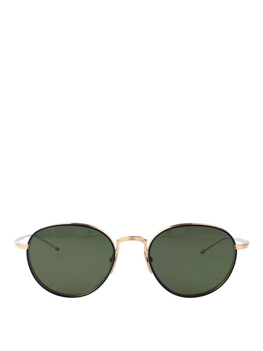 Thom Browne Lunettes De Soleil - Or