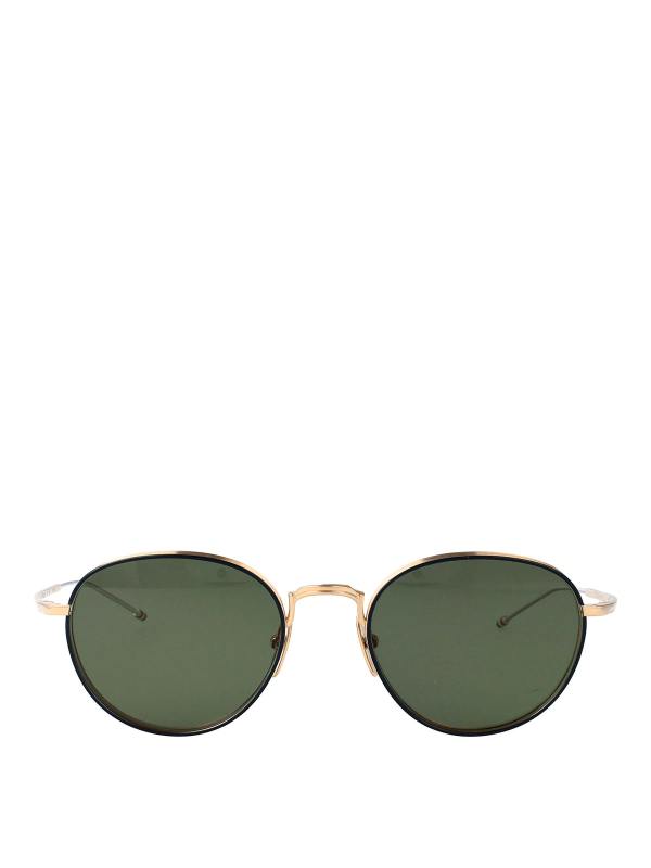 Thom Browne Lunettes De Soleil - Or