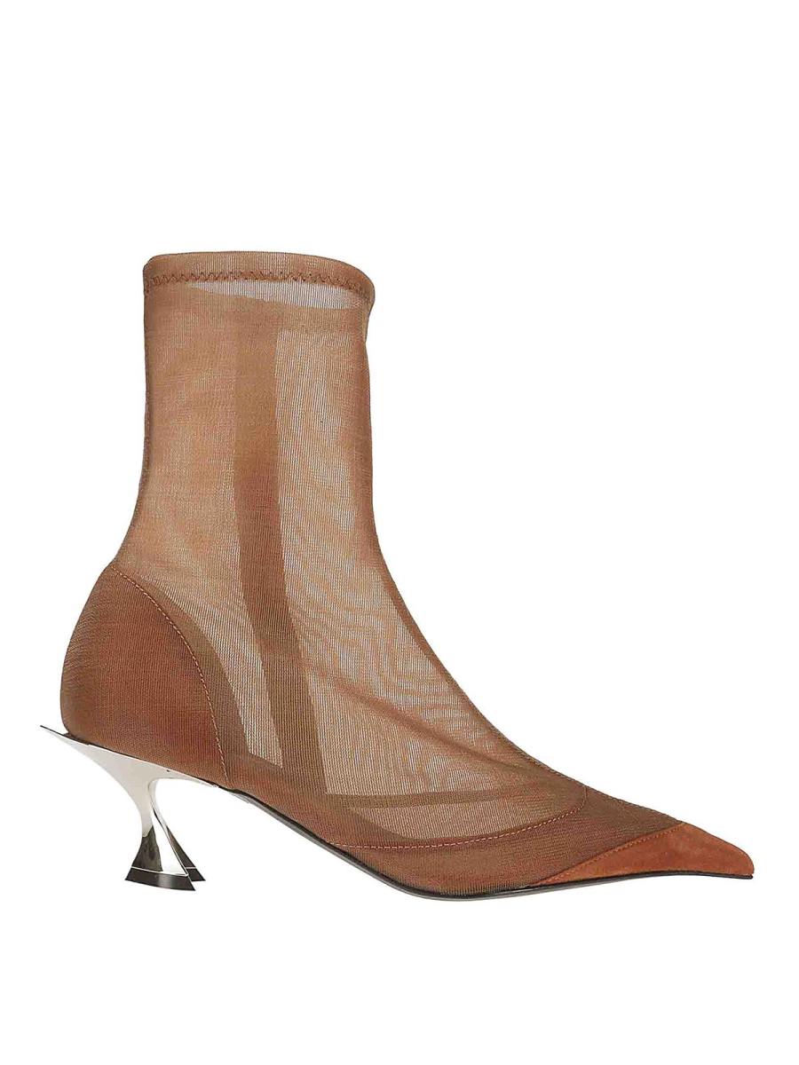 Mugler Bottines - Marron