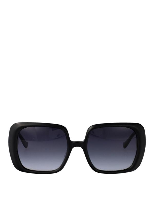 Yohji Yamamoto Lunettes De Soleil - Noir