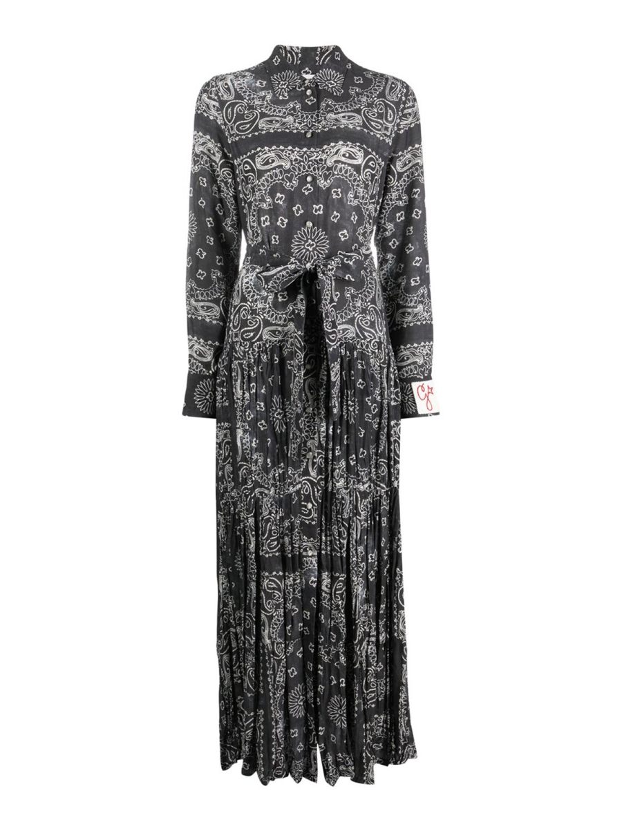 Golden Goose Maxi Robe - Gris