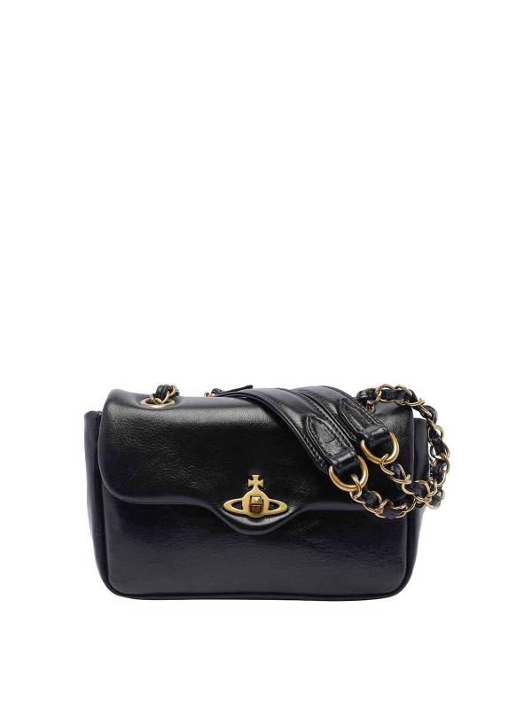 Vivienne Westwood Sac Porté Épaule - Noir