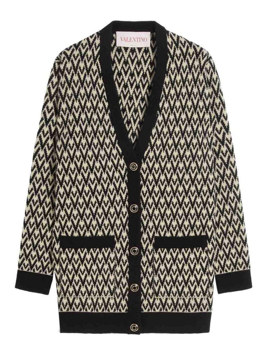 Valentino Garavani Cardigan - Gris