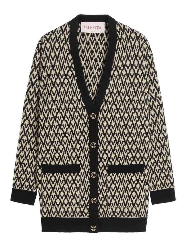 Valentino Garavani Cardigan - Gris