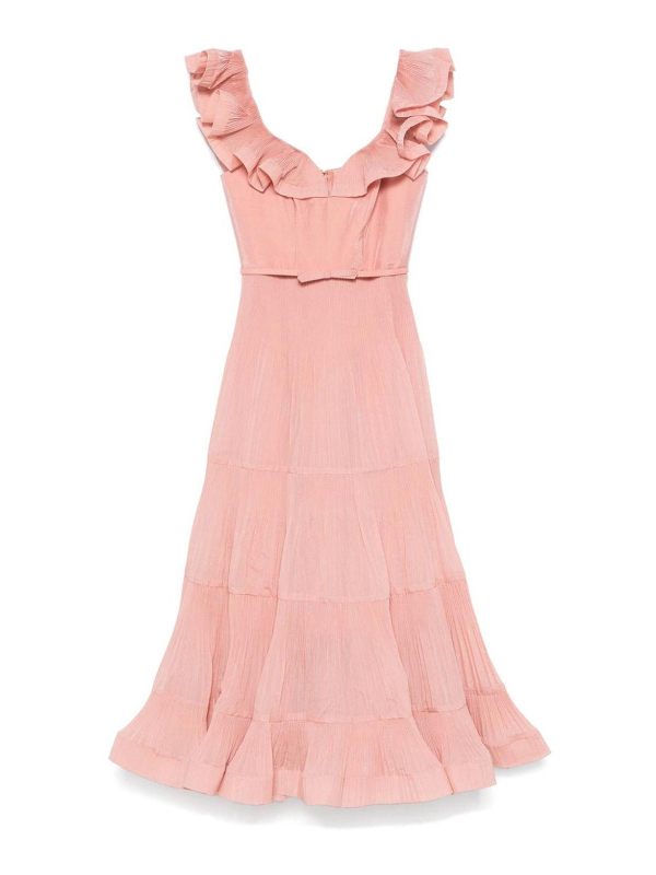 Zimmermann Maxi Robe - Couleur Chair