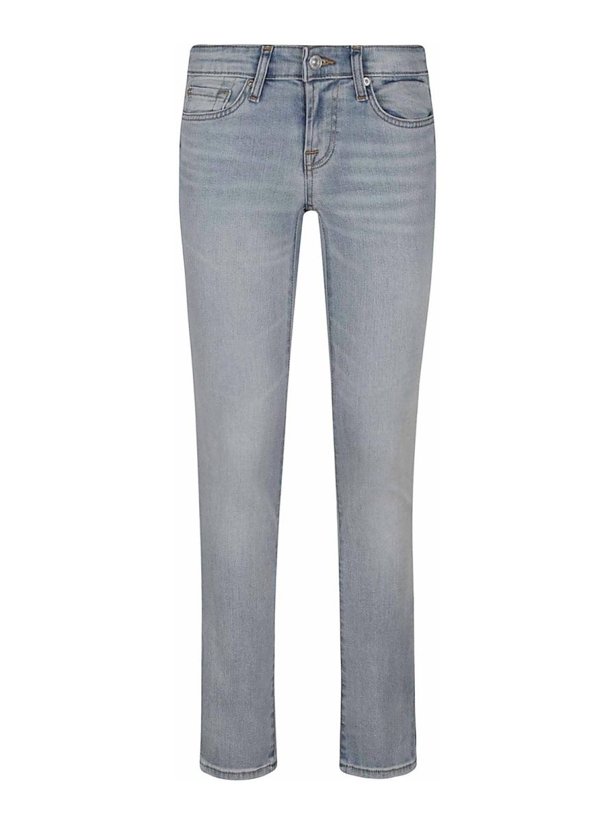 7 For All Mankind Jean Skinny - Bleu