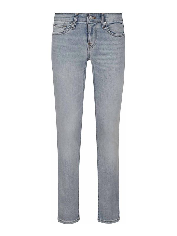 7 For All Mankind Jean Skinny - Bleu