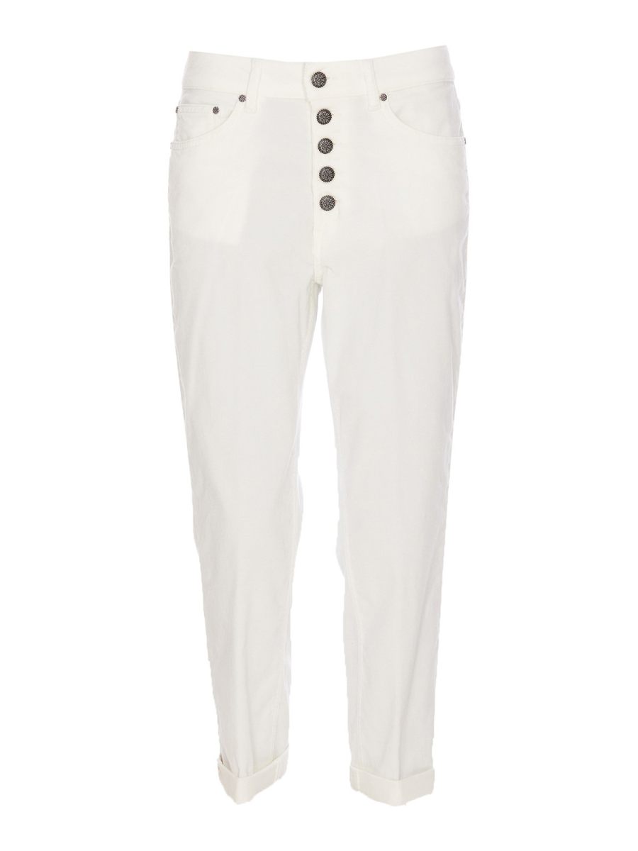 Dondup Jean Droit - Blanc