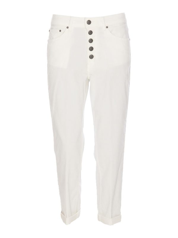 Dondup Jean Droit - Blanc