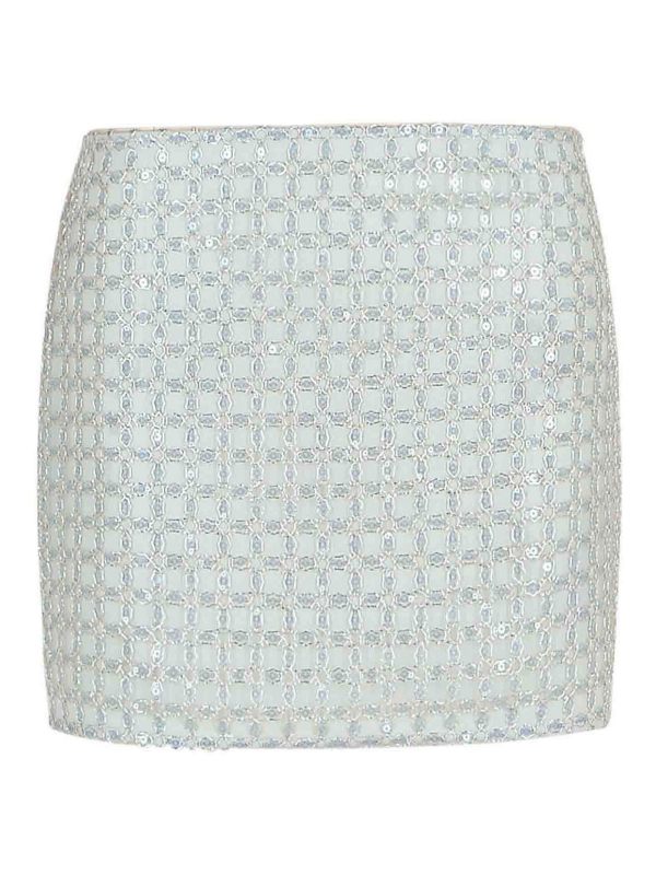Rotate Birger Christensen Mini Jupe - Beige