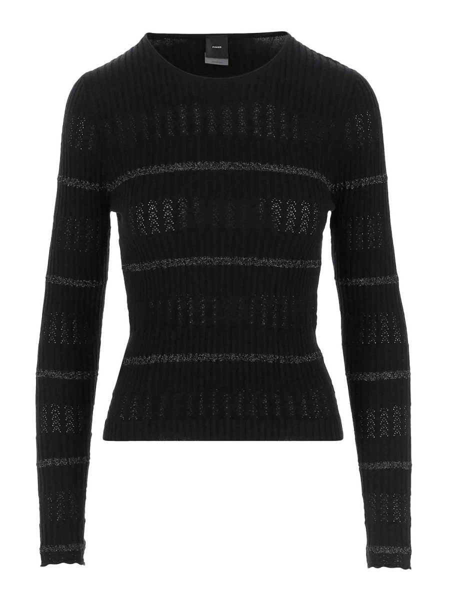 Pinko Pull Col Bateau - Noir