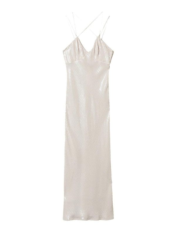 Twinset Robe Au Genou - Beige