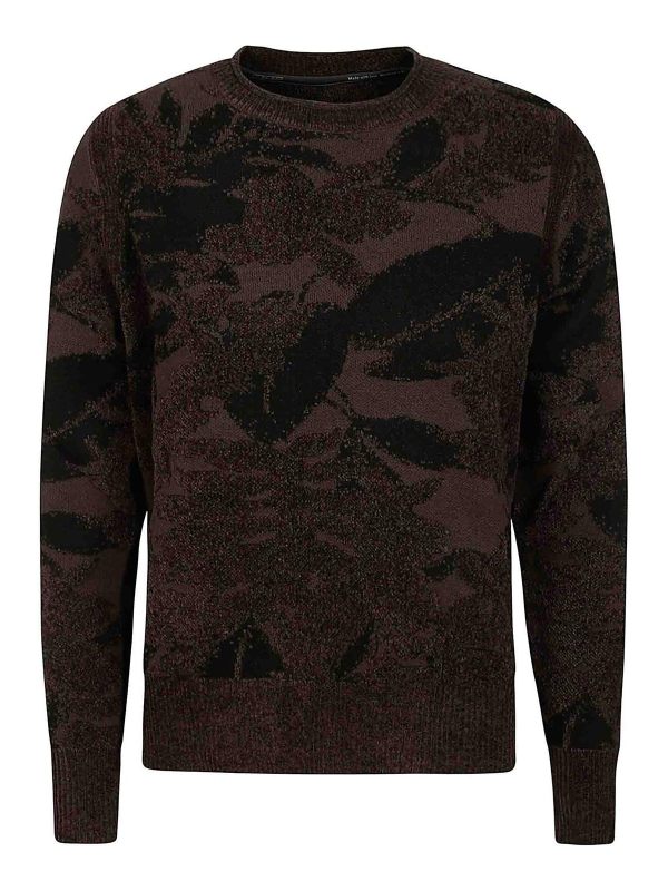 RRD Roberto Ricci Designs Pull Col Rond - Marron