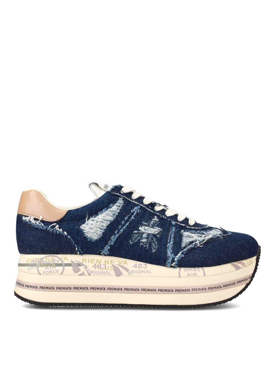 Premiata Baskets - Foncé Délavé