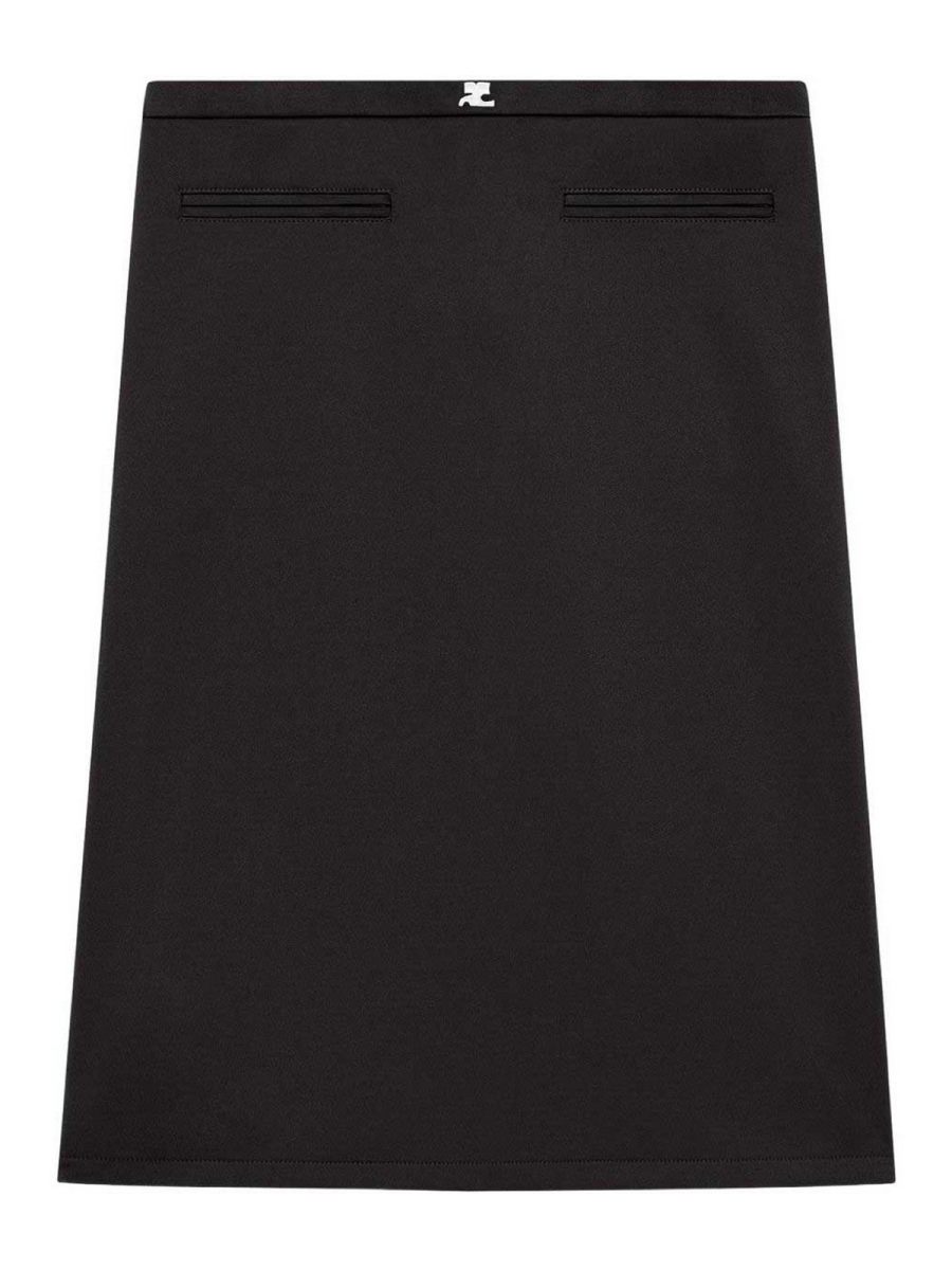 Courreges High -waisted tailoring skirt