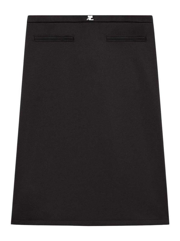 Courreges High -waisted tailoring skirt