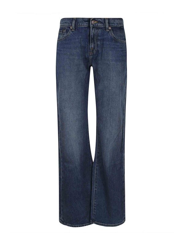 7 For All Mankind Jean Bootcut - Bleu