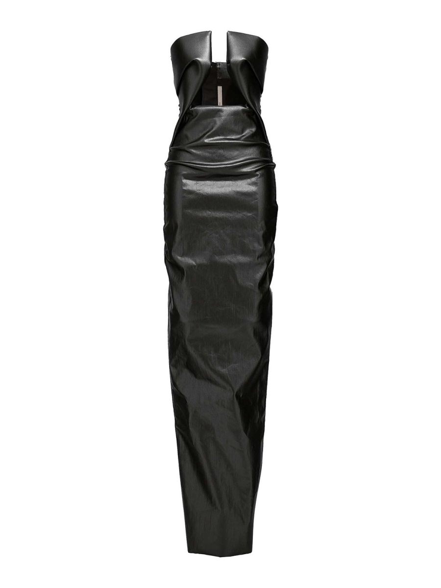 Rick Owens Robe Au Genou - Noir