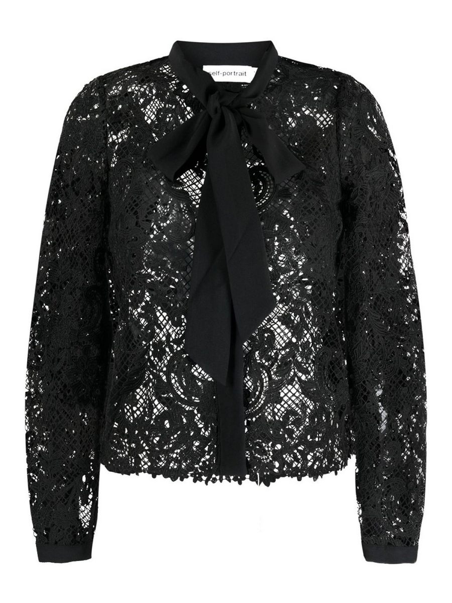 Self Portrait Chemise - Noir