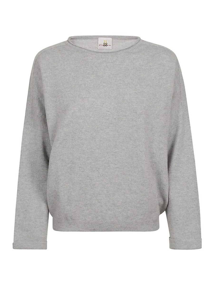 Eleven88 Pull Col Rond - Gris Clair