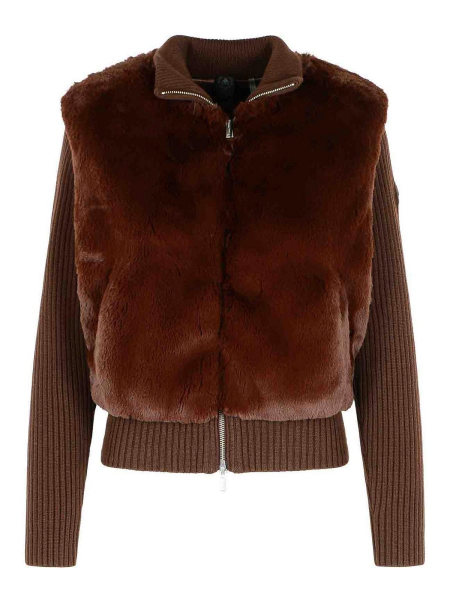 Moose Knuckles Pull Col Roulé - Marron