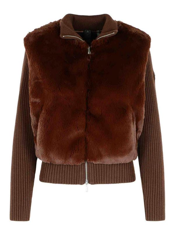 Moose Knuckles Pull Col Roulé - Marron