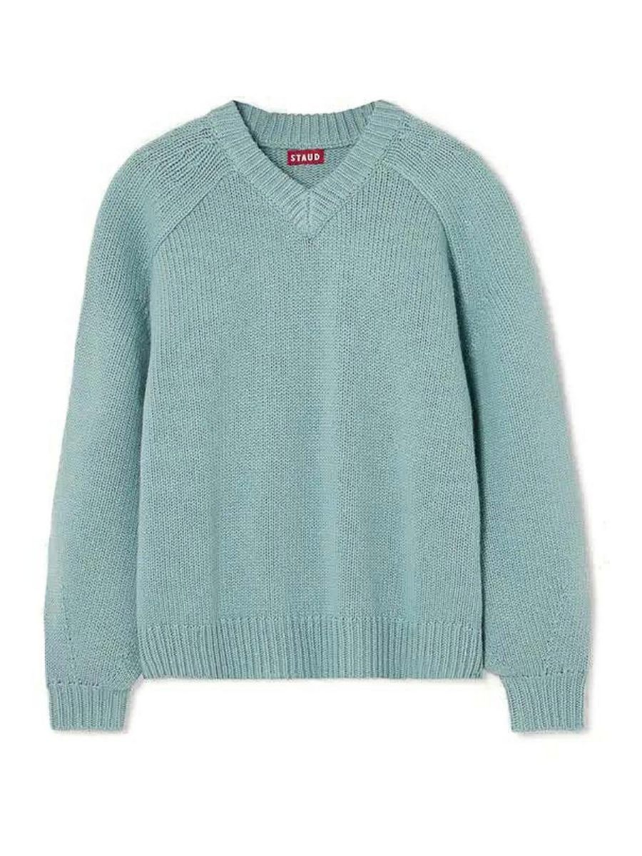 Staud Pull Col Bateau - Gris Clair
