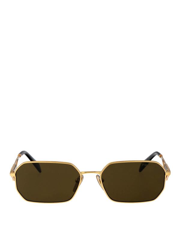 Prada Lunettes De Soleil - Or