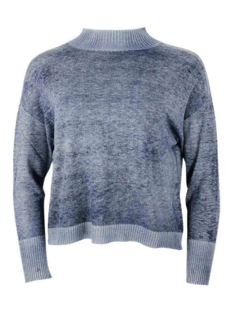 Ploumanac'h Pull Col Rond - Bleu