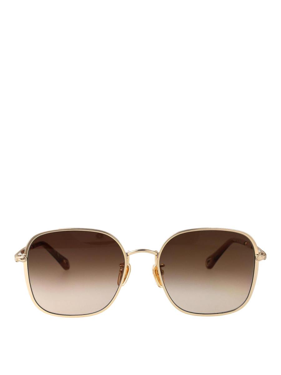 Chloe' Lunettes De Soleil - Or