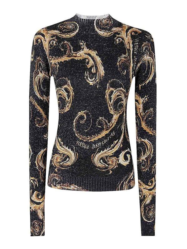 Versace Jeans Couture Pull Col Rond - Noir