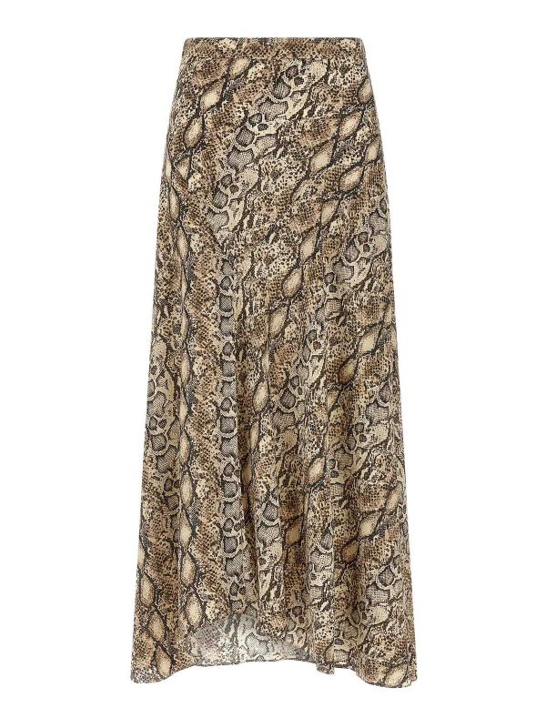 Isabel Marant Jupe Midi - Beige
