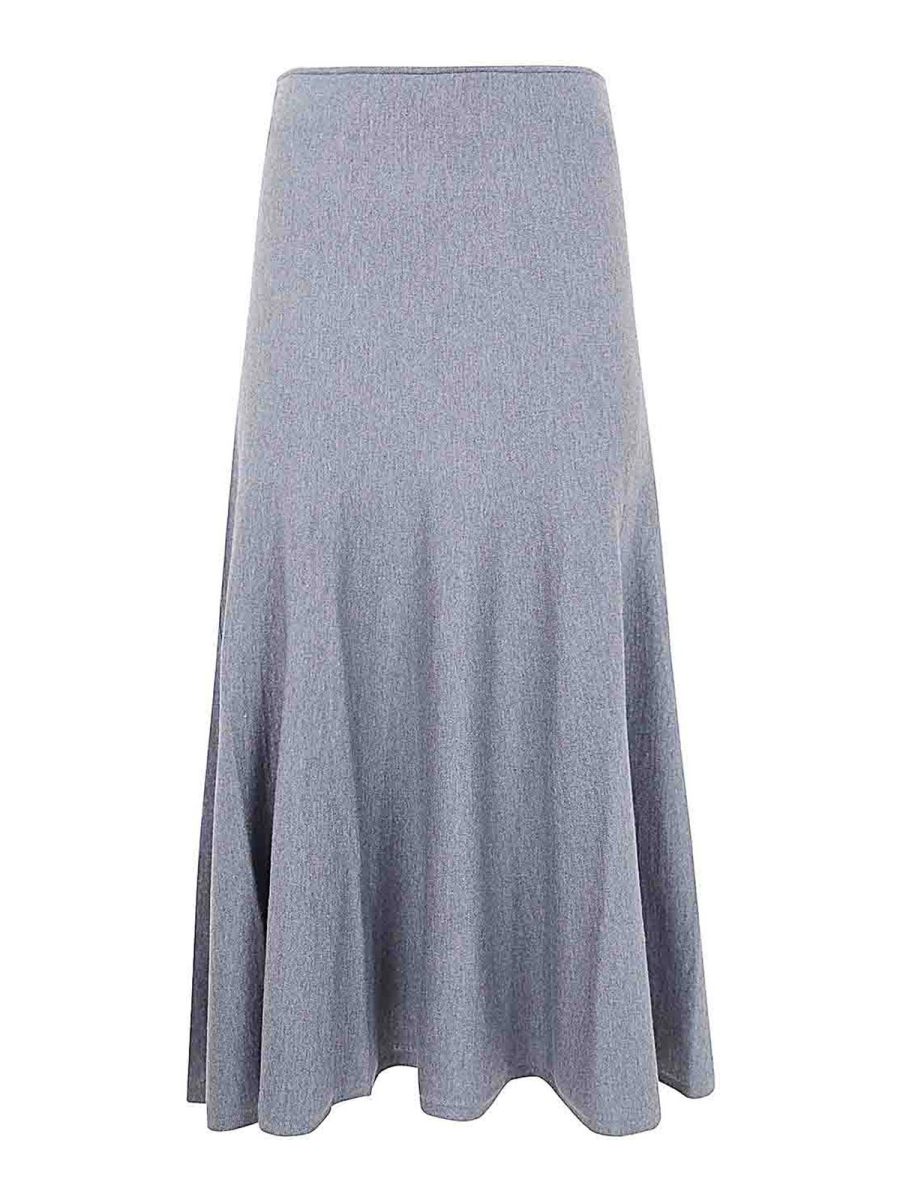 Khaite Jupe Midi - Gris