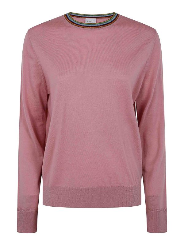 Paul Smith Pull Col Rond - Rose
