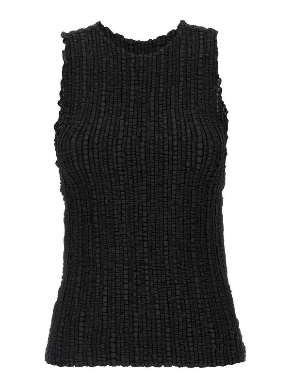 Pleats Please Issey Miyake Top - Noir