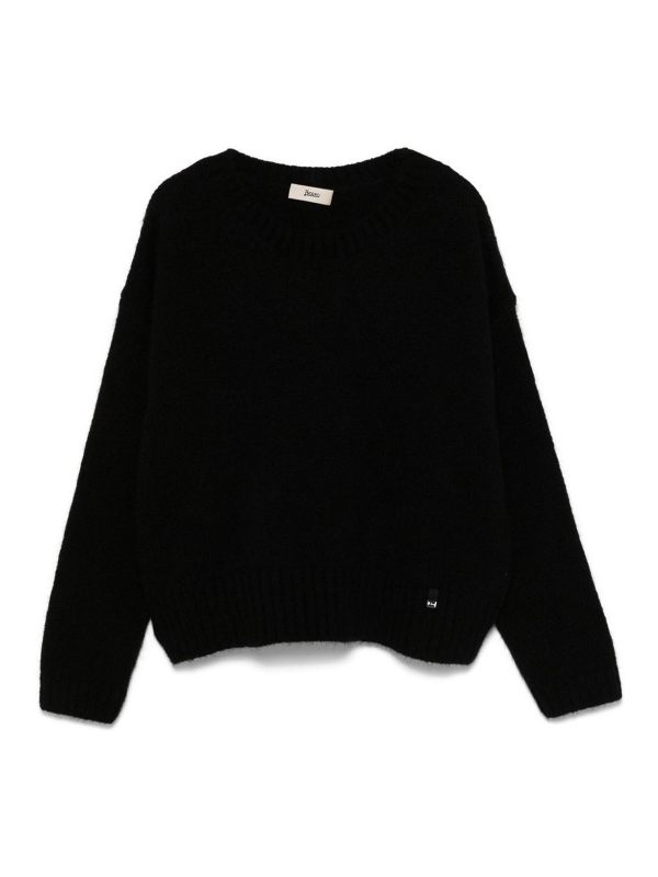 Herno Pull Col Bateau - Noir